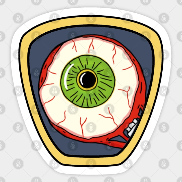 Eye Patch - The Oddball Aussie Podcast Sticker by OzOddball